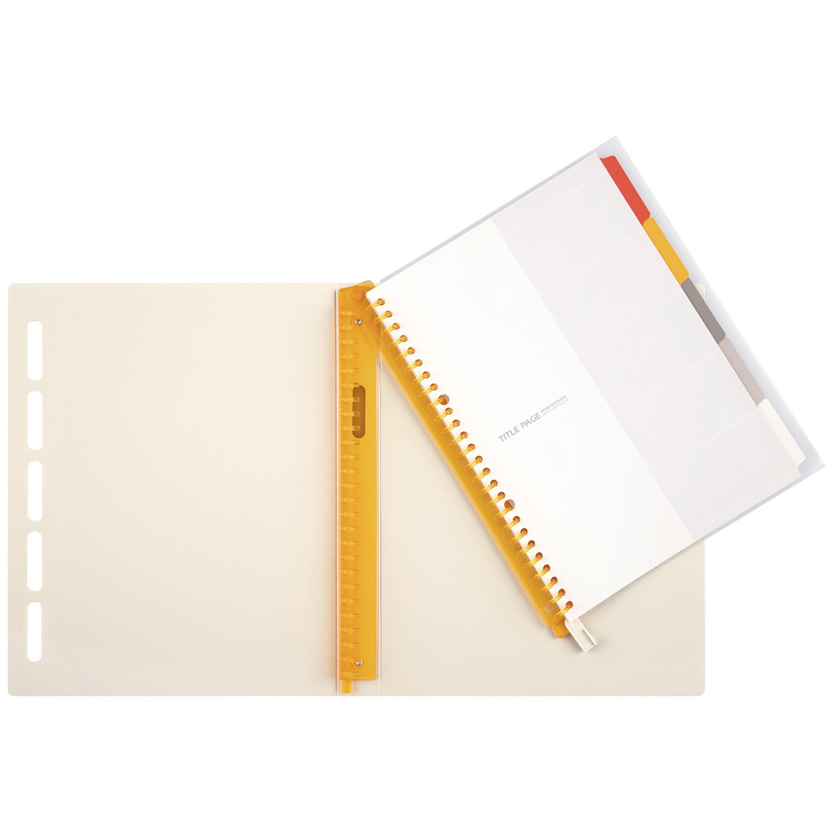 マルマン　Ｂ５　バインダー　クラルテ　アイボリー