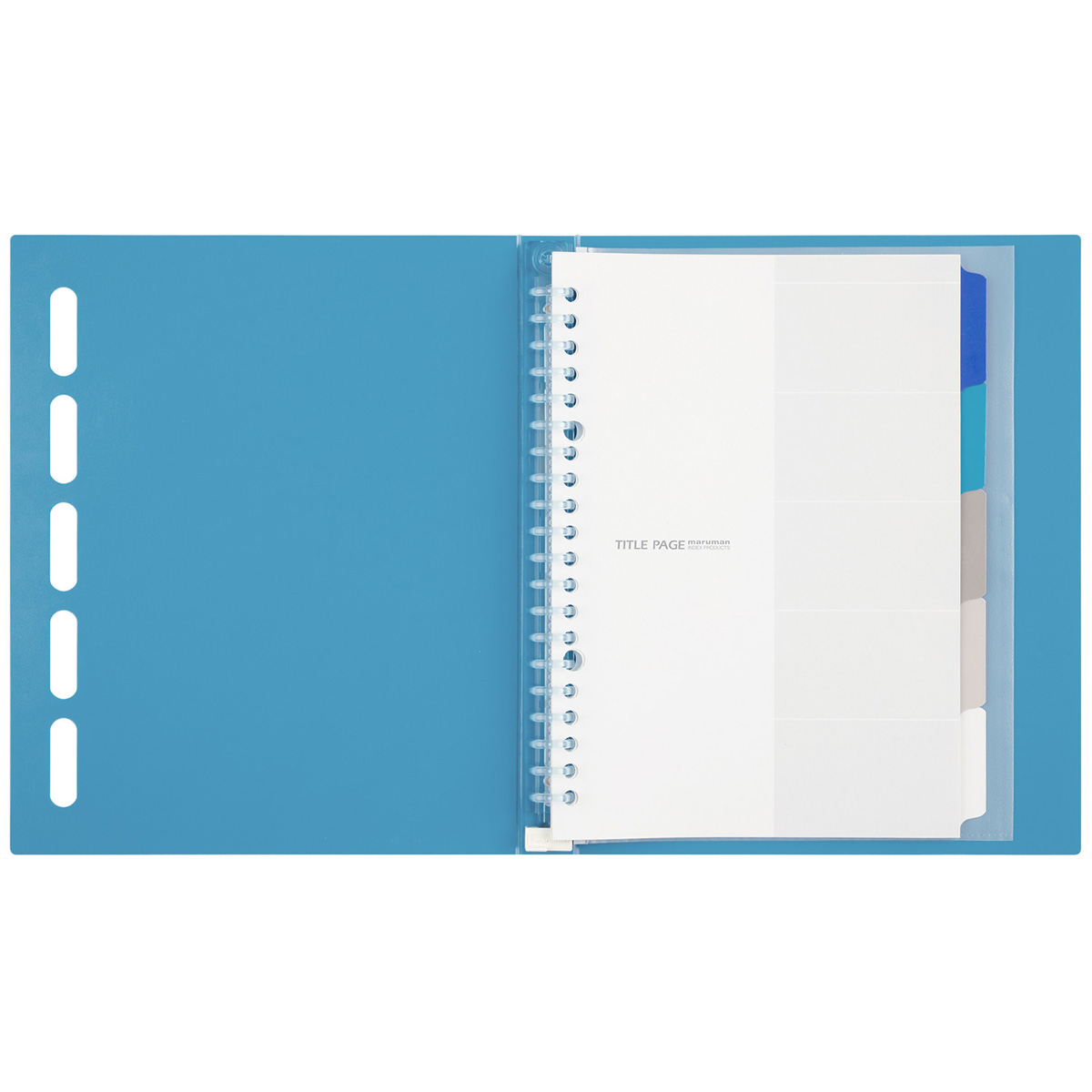 マルマン　Ａ５　バインダー　クラルテ　ブルー