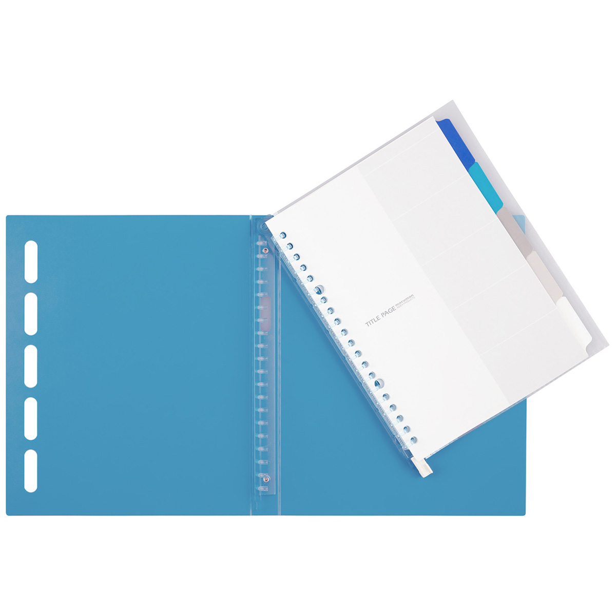 マルマン　Ａ５　バインダー　クラルテ　ブルー