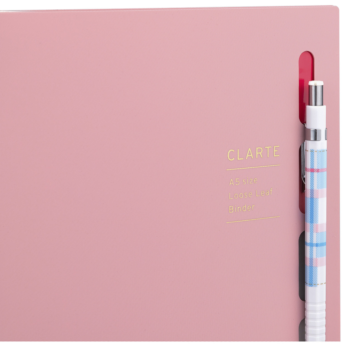マルマン　Ａ５　バインダー　クラルテ　ピンク　　F４１５－０８