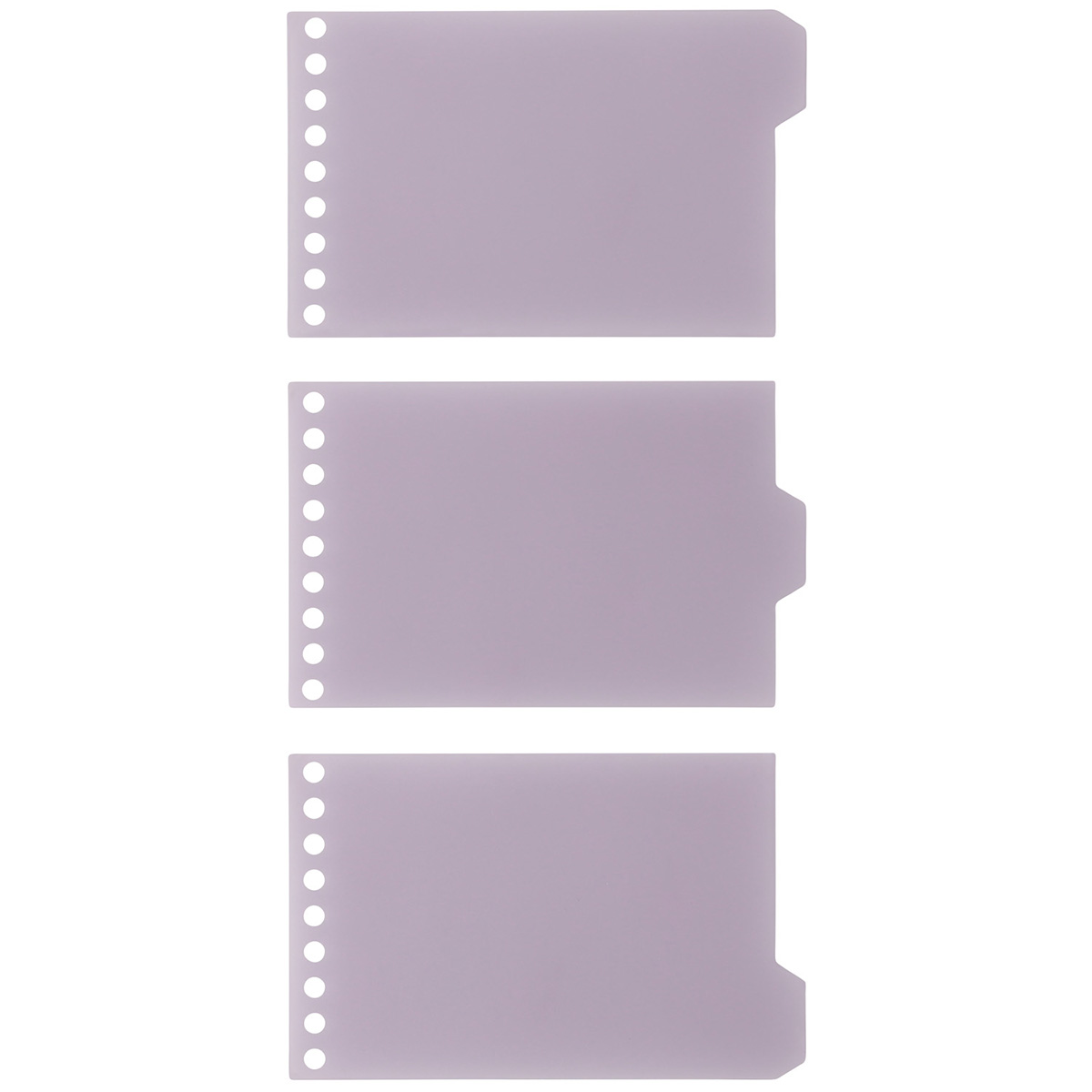 マルマン　ミニサイズ　バインダー　イントゥーワン＋　ライトパープル