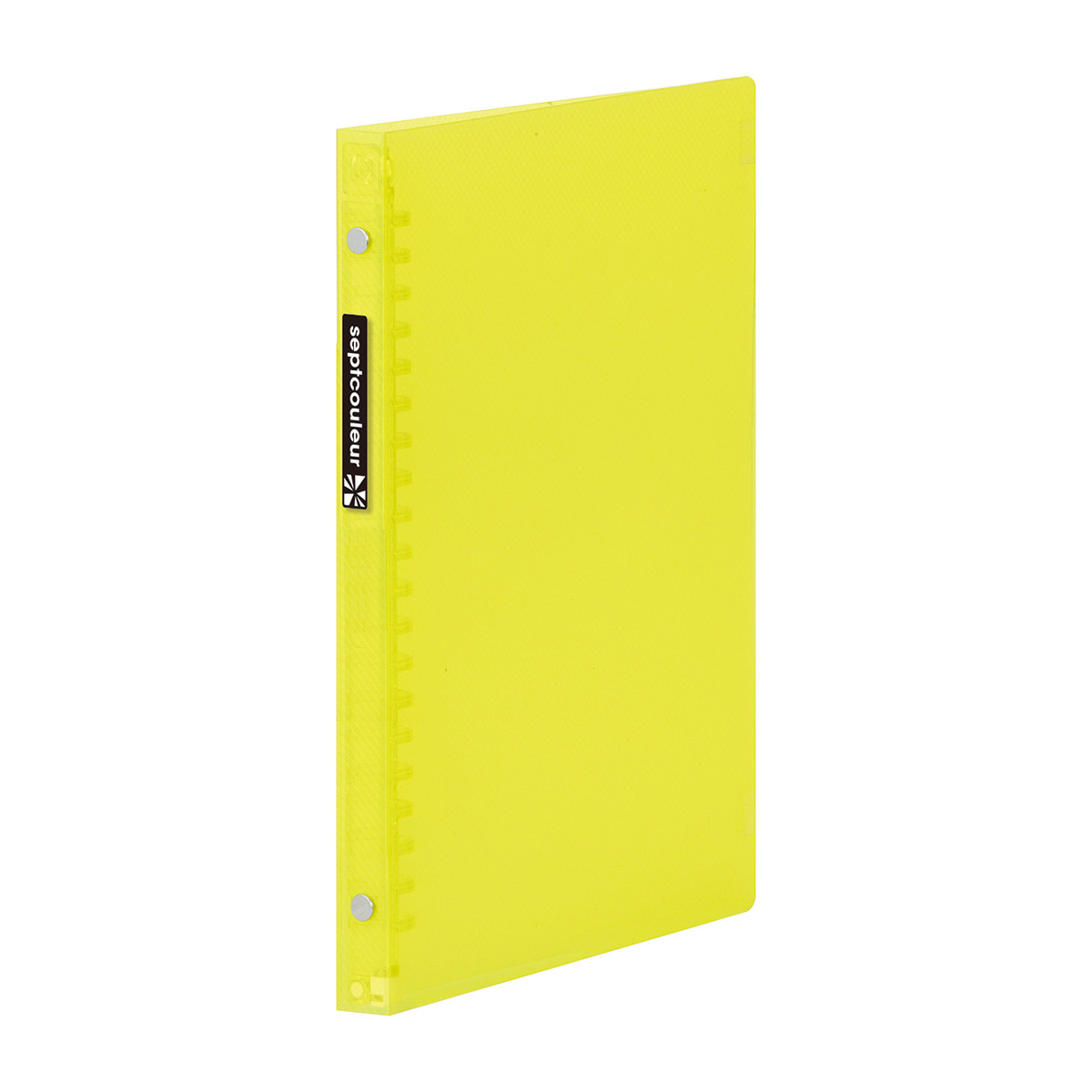マルマン　Ａ５　ルーズリーフバインダー20穴　セプトクルール　イエロー