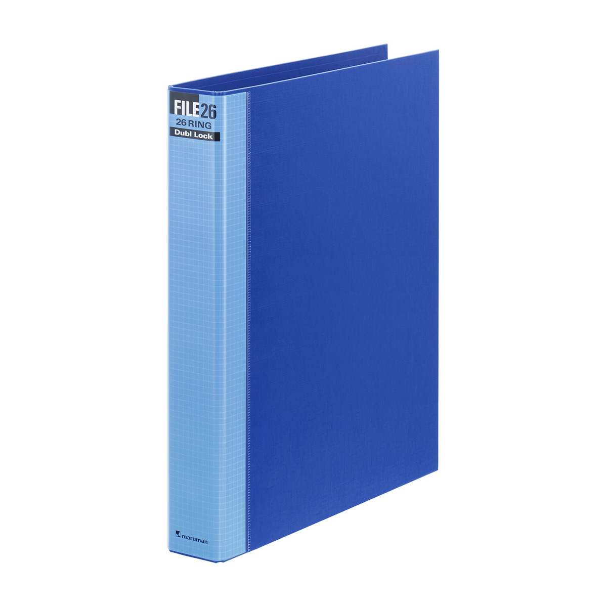 マルマン　Ｂ５　ファイル26穴　ダブロック２５ｍｍ　ブルー