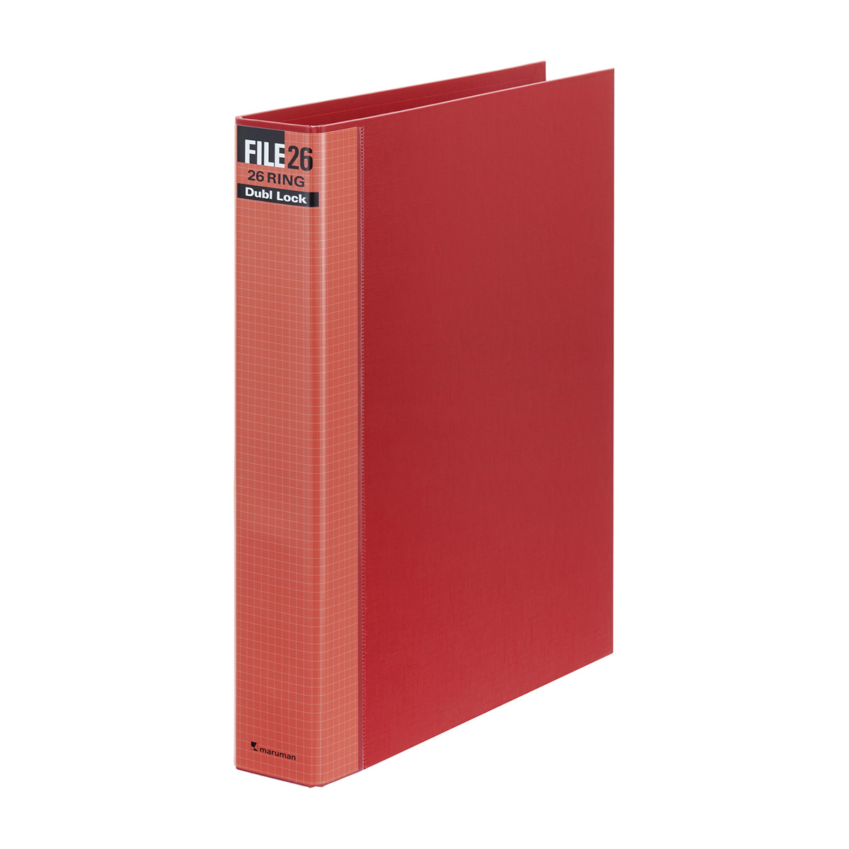 マルマン　Ｂ５　ファイル26穴　ダブロック３０ｍｍ　レッド