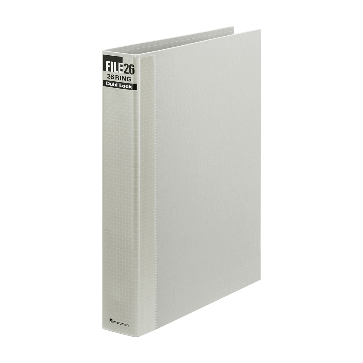マルマン　Ｂ５　ファイル26穴　ダブロック３０ｍｍ　グレー