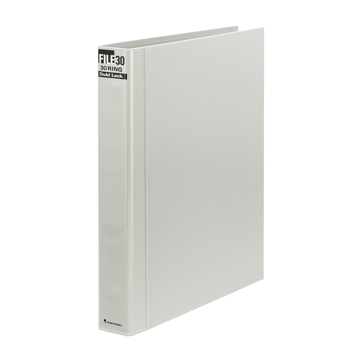 マルマン　Ａ４　ファイル３０穴　ダブロック３０ｍｍ　グレー