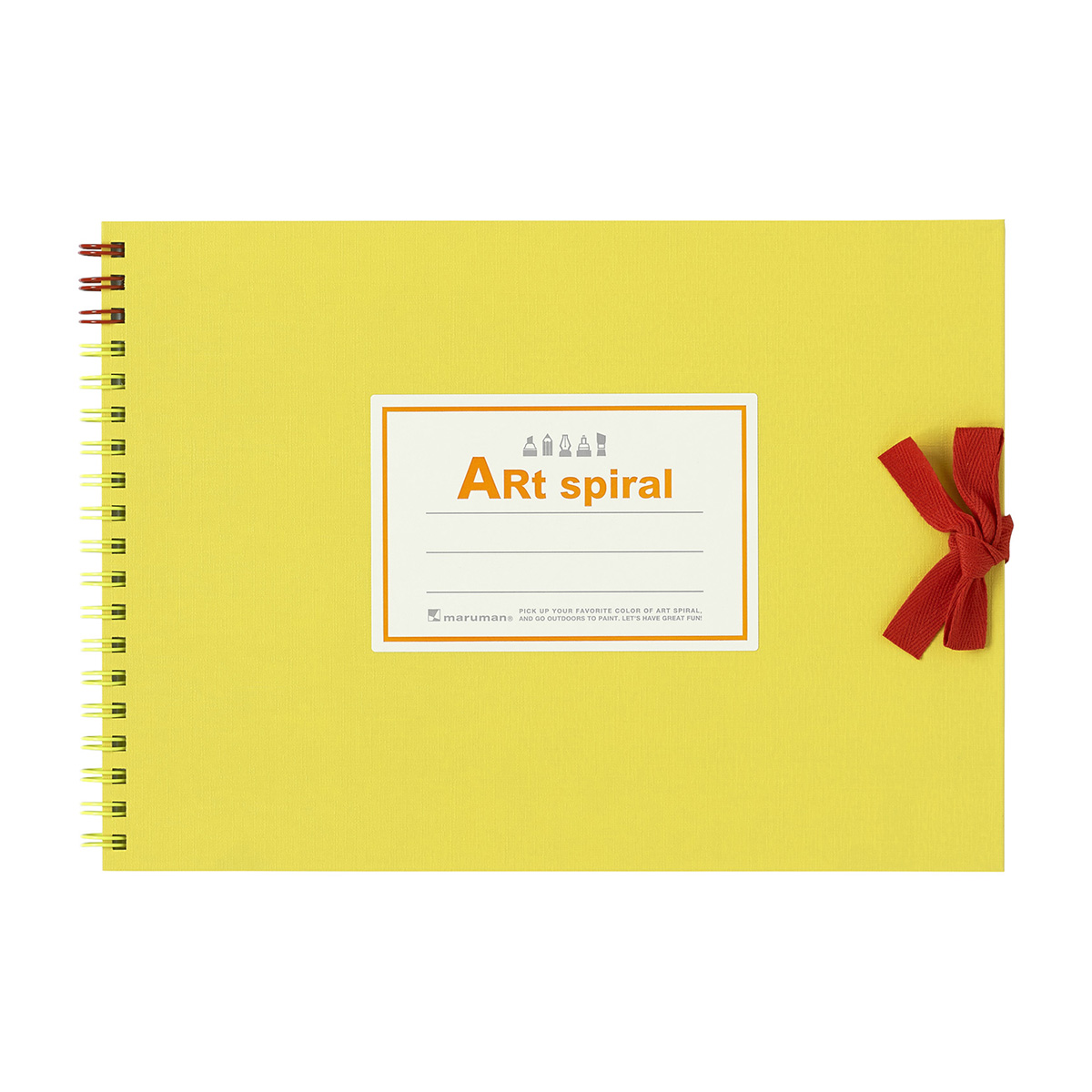 マルマン　スケッチブック　アートスパイラル　Ｆ１　イエロー　２４枚