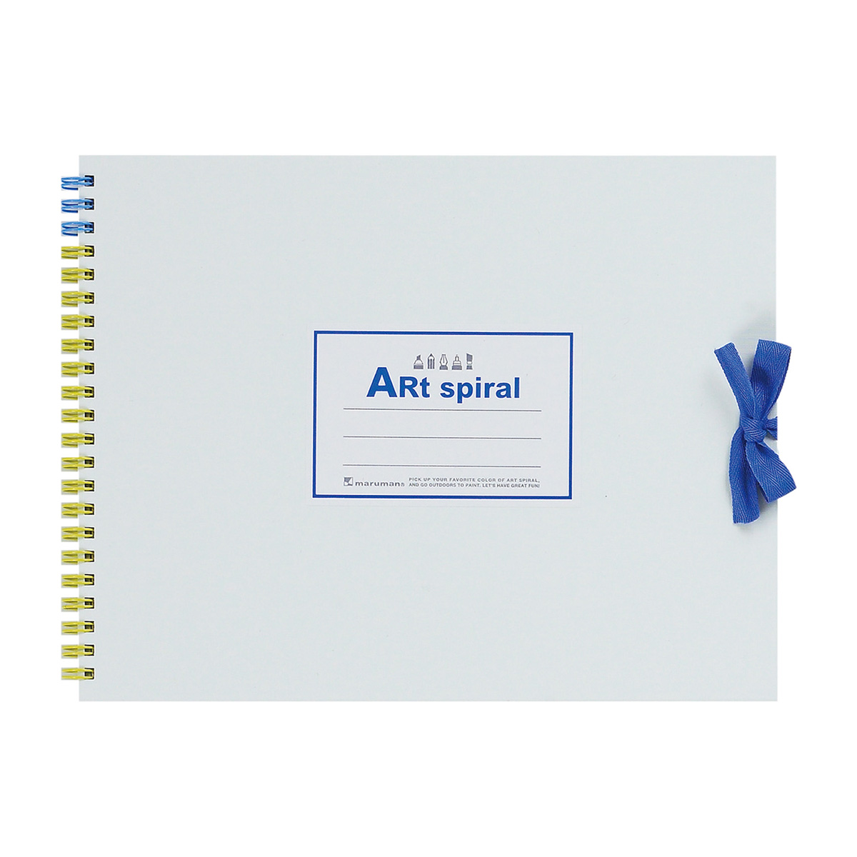 マルマン　スケッチブック　アートスパイラル　Ｆ１　ホワイト　２４枚