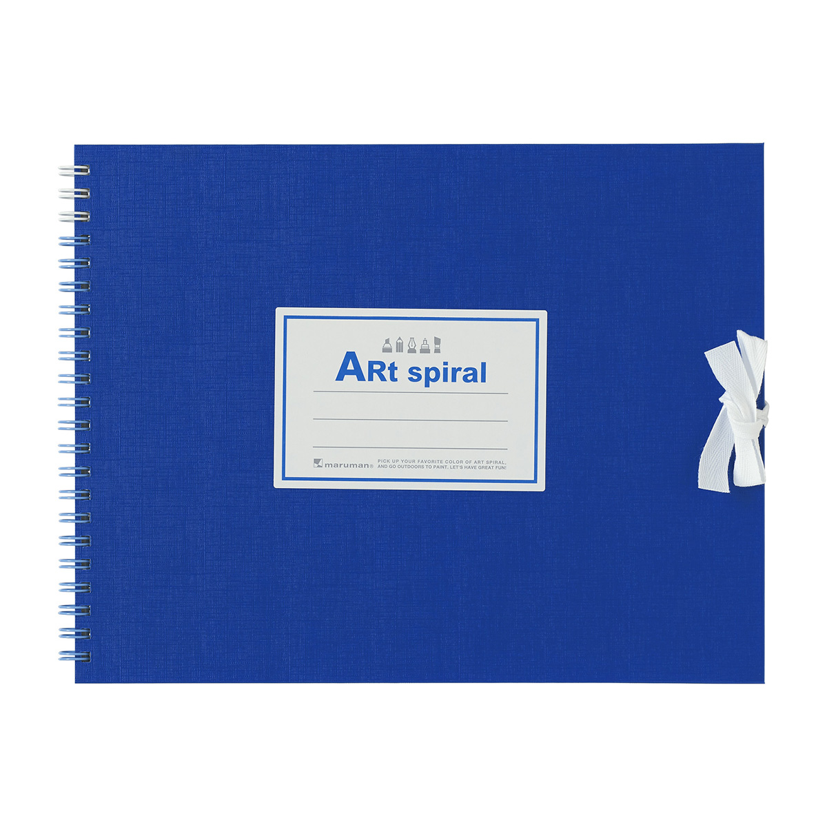 マルマン　スケッチブック　アートスパイラル　Ｆ２　ブルー　２４枚