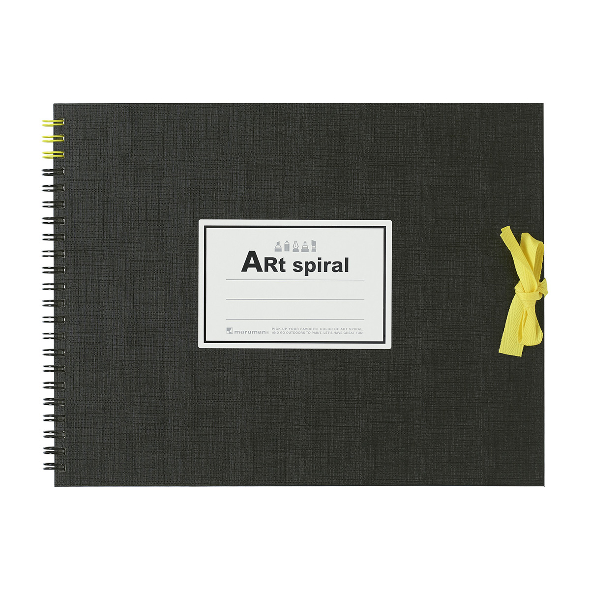 マルマン　スケッチブック　アートスパイラル　Ｆ２　ブラック　２４枚