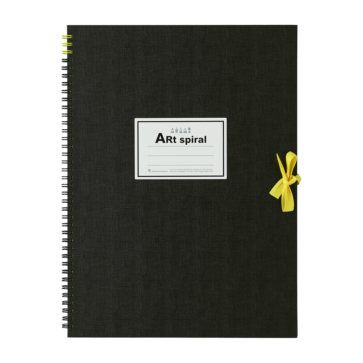 マルマン　スケッチブック　アートスパイラル　Ｆ４　ブラック　２４枚