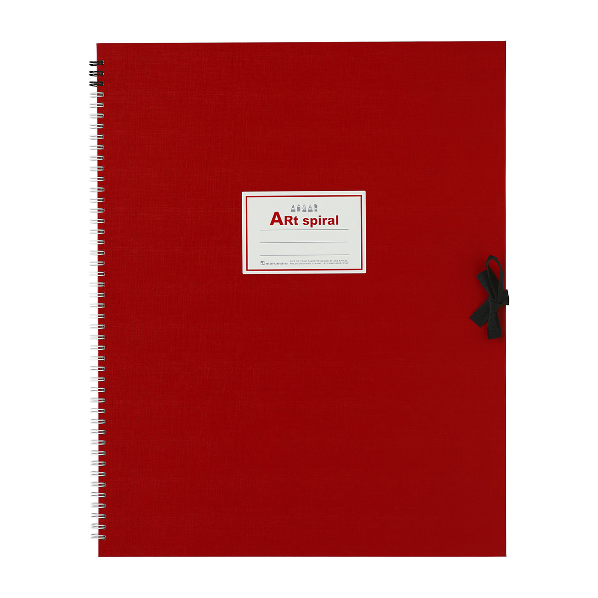 マルマン　スケッチブック　アートスパイラル　Ｆ６　レッド　２４枚