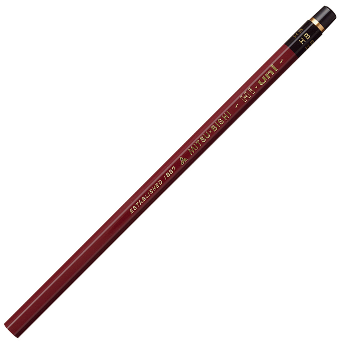 三菱鉛筆　鉛筆ハイユニ　ＨＢ　ダース（１２本）　ＨＵＨＢ