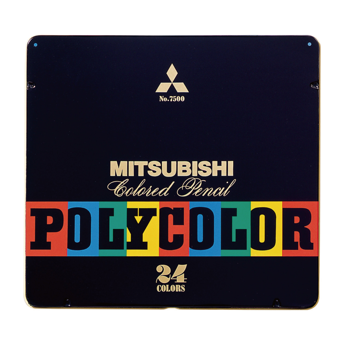 三菱鉛筆　色鉛筆ポリカラー　２４色セット　Ｋ７５００２４Ｃ