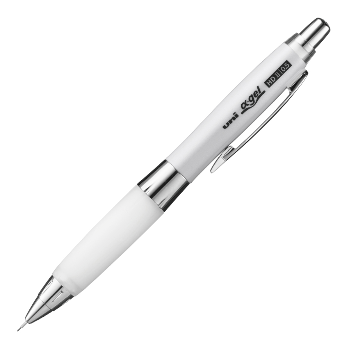 三菱鉛筆　シャープ　αゲル　０．５ｍｍ　かため　Ｍ５６１９ＧＧ１Ｐ．１　白