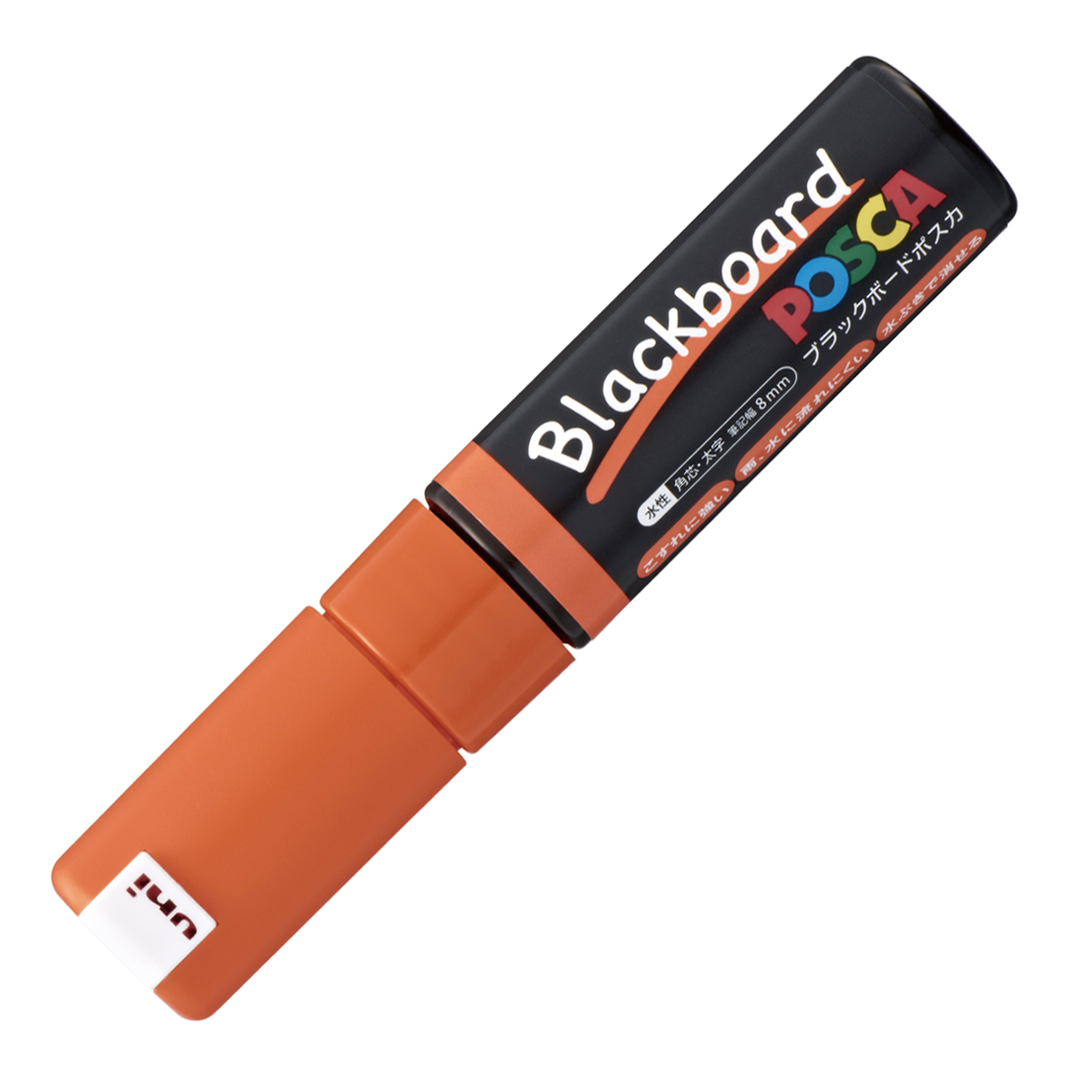三菱鉛筆　水性サインペン　ブラックボードポスカ　太字角芯　ＰＣＥ２５０８Ｋ１Ｐ．４　橙