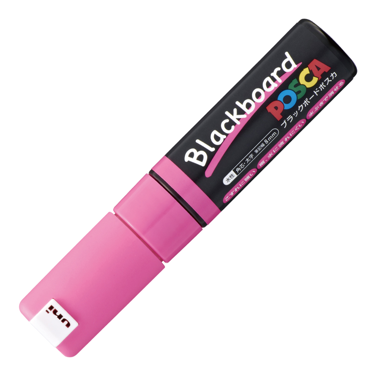三菱鉛筆　水性サインペン　ブラックボードポスカ　太字角芯　ＰＣＥ２５０８Ｋ１Ｐ．１３　桃