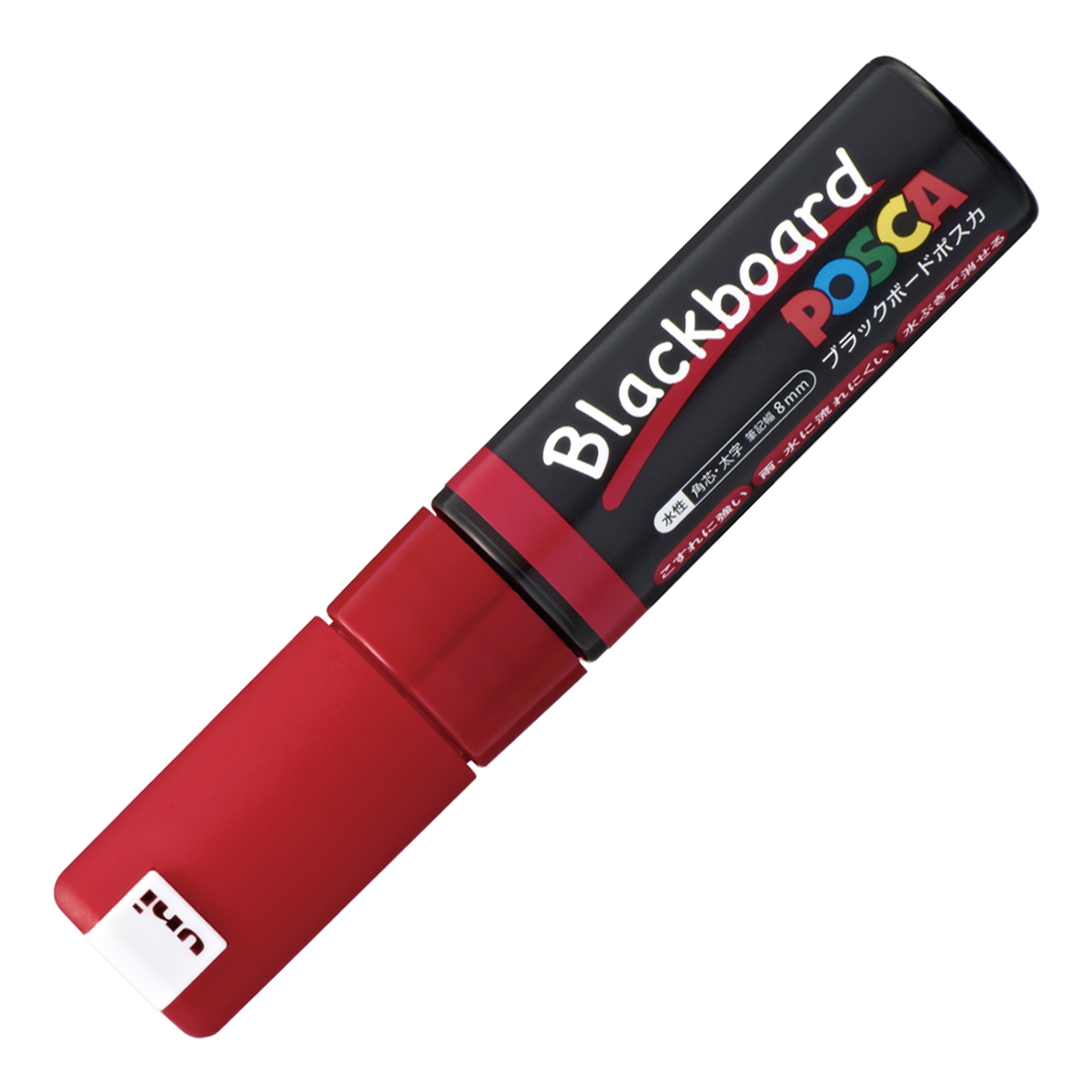 三菱鉛筆　水性サインペン　ブラックボードポスカ　太字角芯　ＰＣＥ２５０８Ｋ１Ｐ．１５　赤