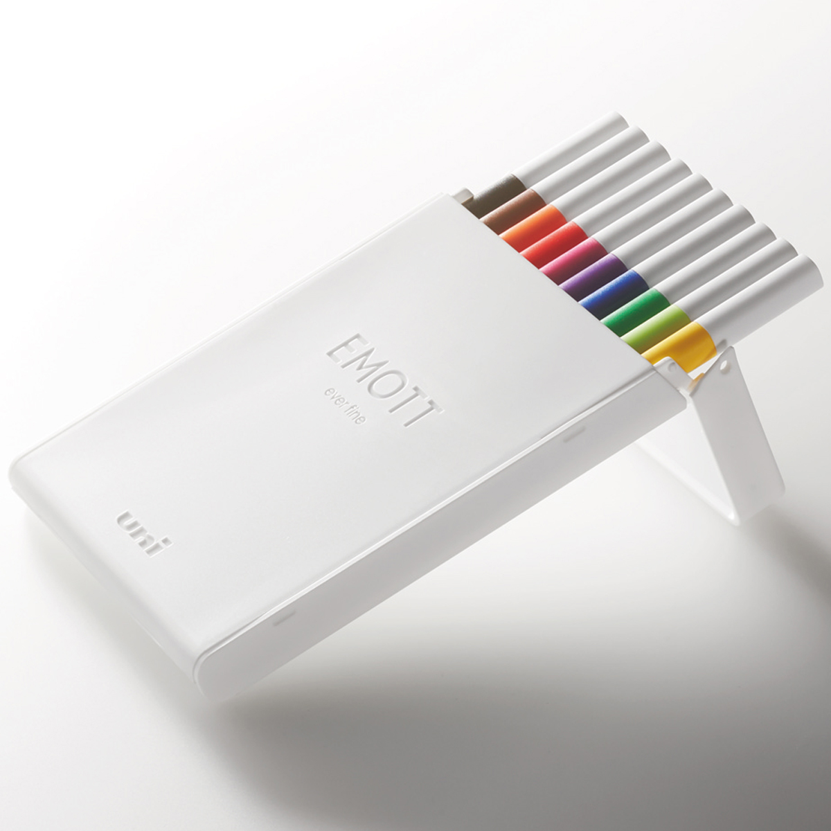 三菱鉛筆　水性サインペン　エモット　ＰＥＭ－ＳＹ　１０色セット　ＮＯ．１　