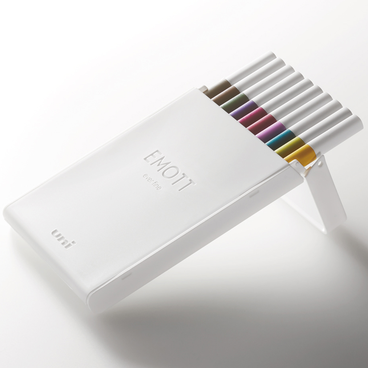 三菱鉛筆　水性サインペン　エモット　ＰＥＭ－ＳＹ　１０色セット　ＮＯ．３　