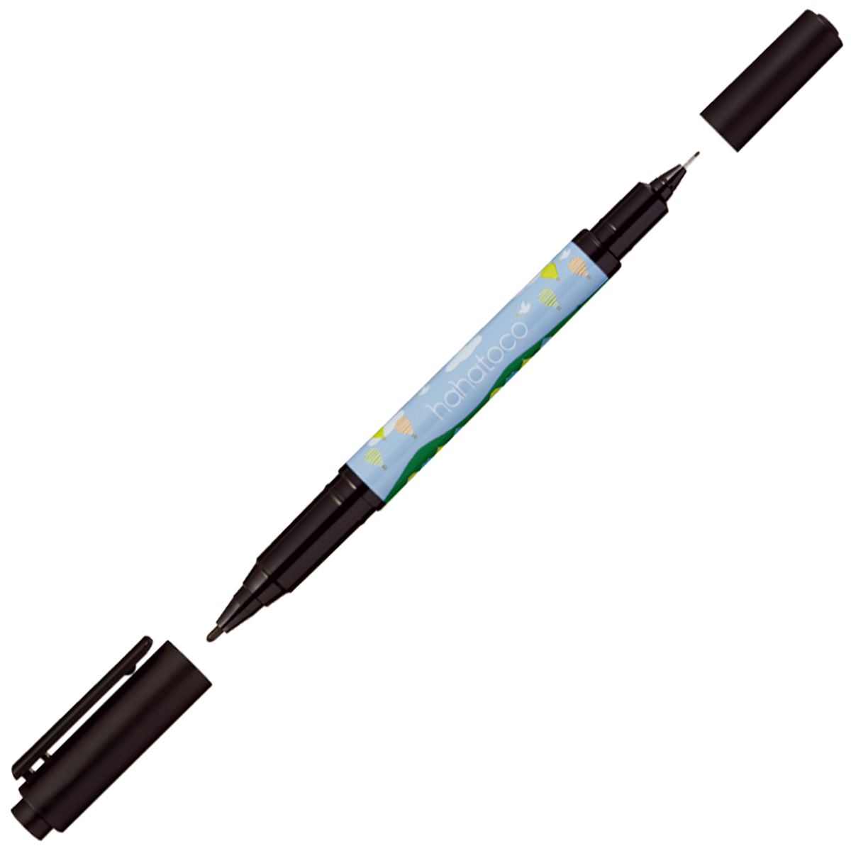 三菱鉛筆　なまえペン　パワフルネーム　ｈａｈａｔｏｃｏ　ＰＮＡ－１５５ＴＨＴ　黒