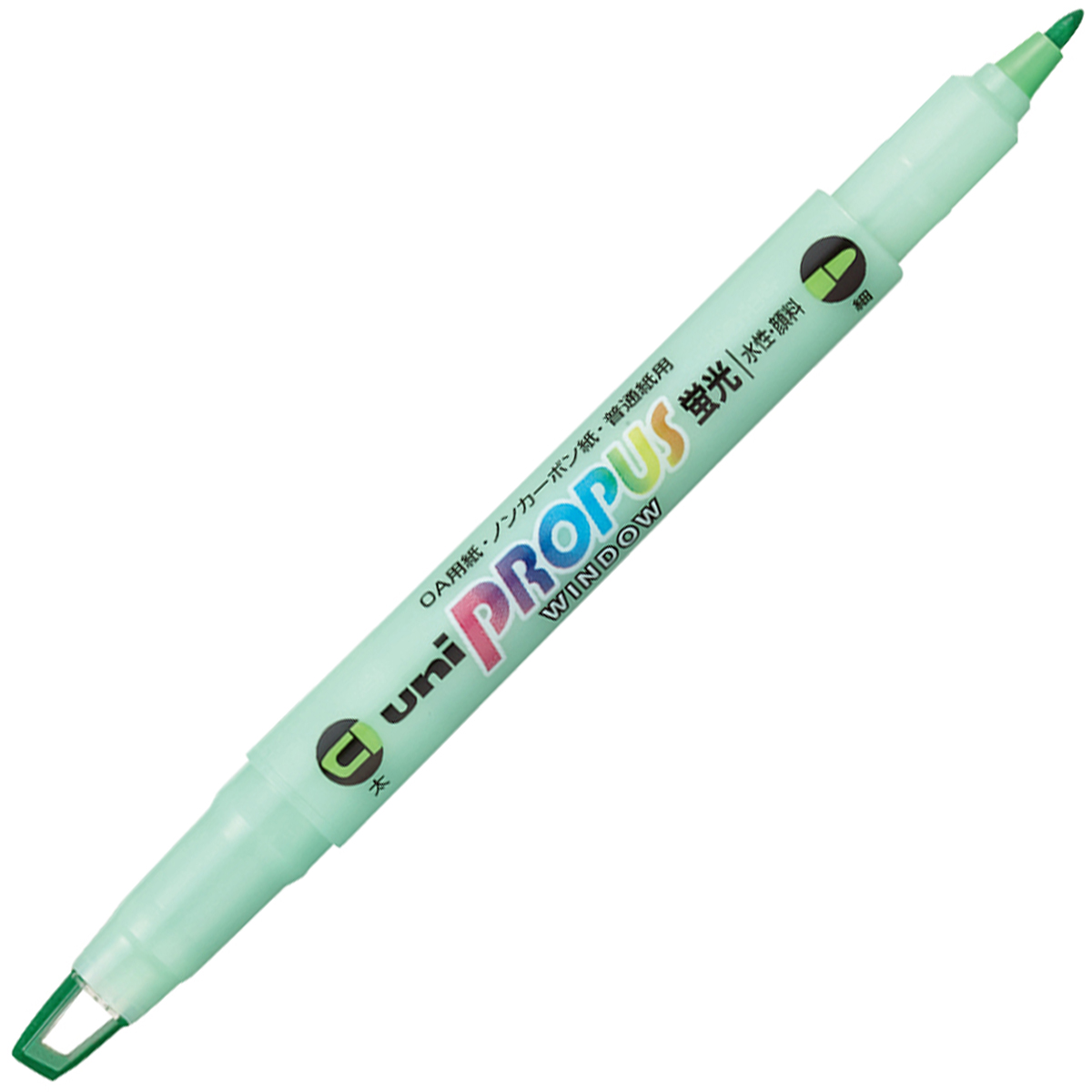 三菱鉛筆　蛍光ペン　プロパスウインドウ　緑