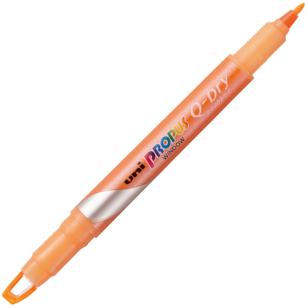三菱鉛筆　蛍光ペン　プロパスウインドウ　クイックドライ　ＰＵＳ１３８Ｔ．４　オレンジ