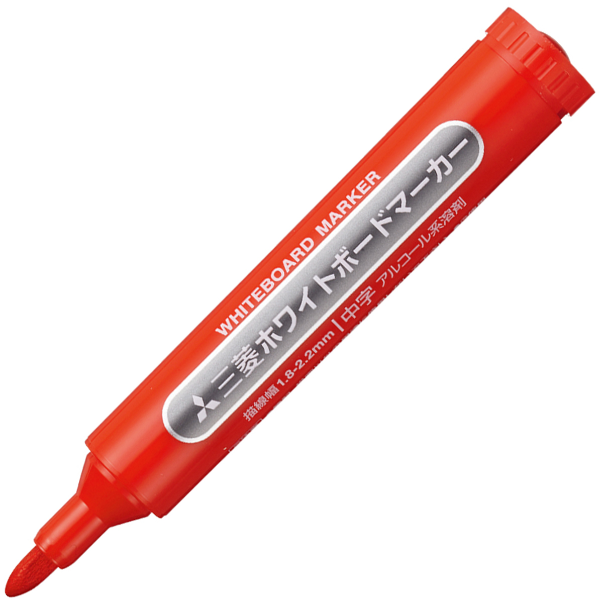 三菱鉛筆　ホワイトボートマーカー　中字　ＰＷＢ４Ｍ．１５　赤