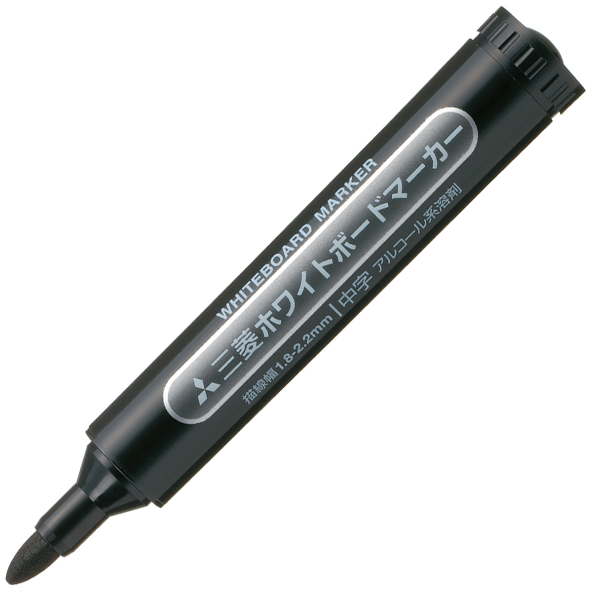 三菱鉛筆　ホワイトボートマーカー　中字　ＰＷＢ４Ｍ．２４　黒