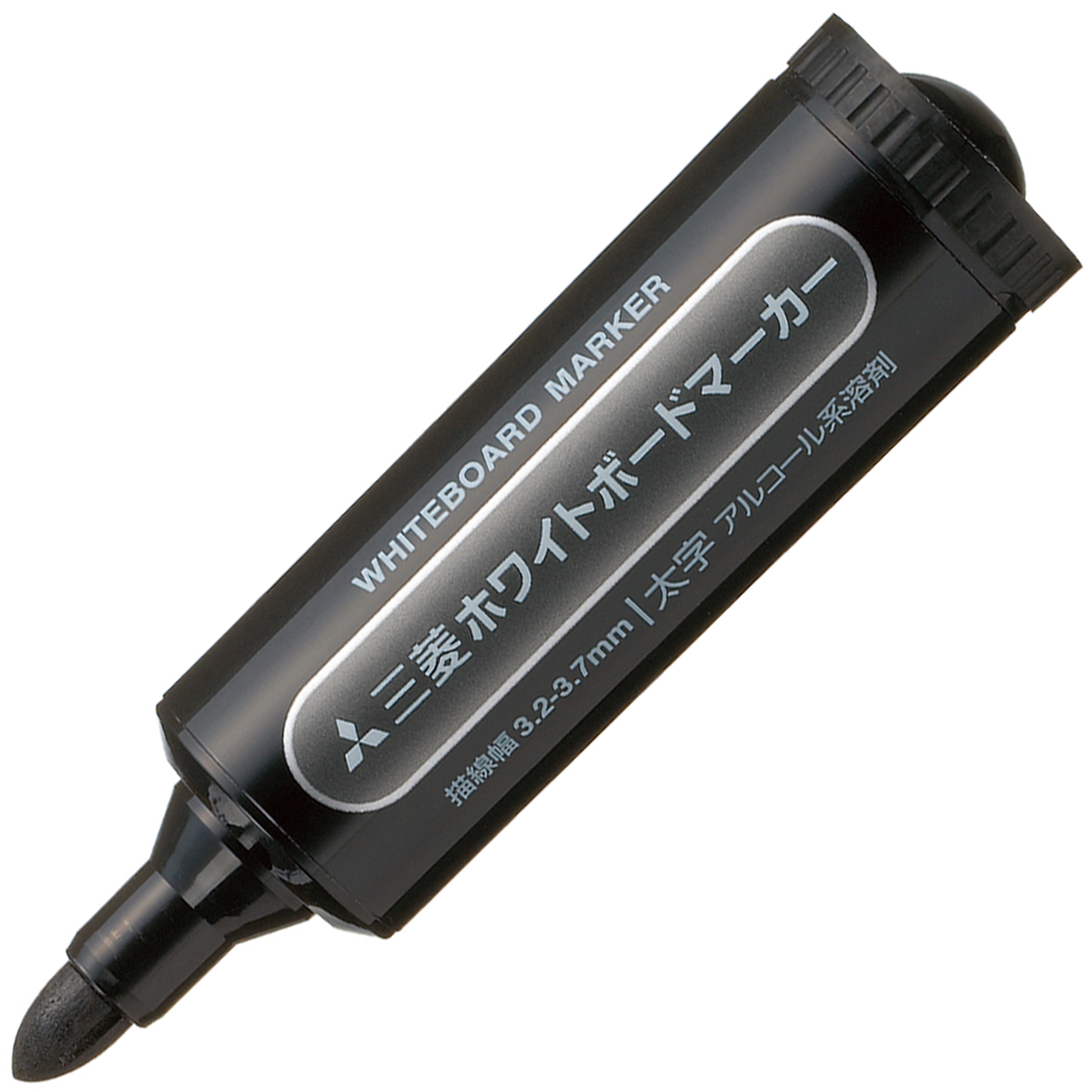 三菱鉛筆　ホワイトボートマーカー　太字　ＰＷＢ７Ｍ．２４　黒