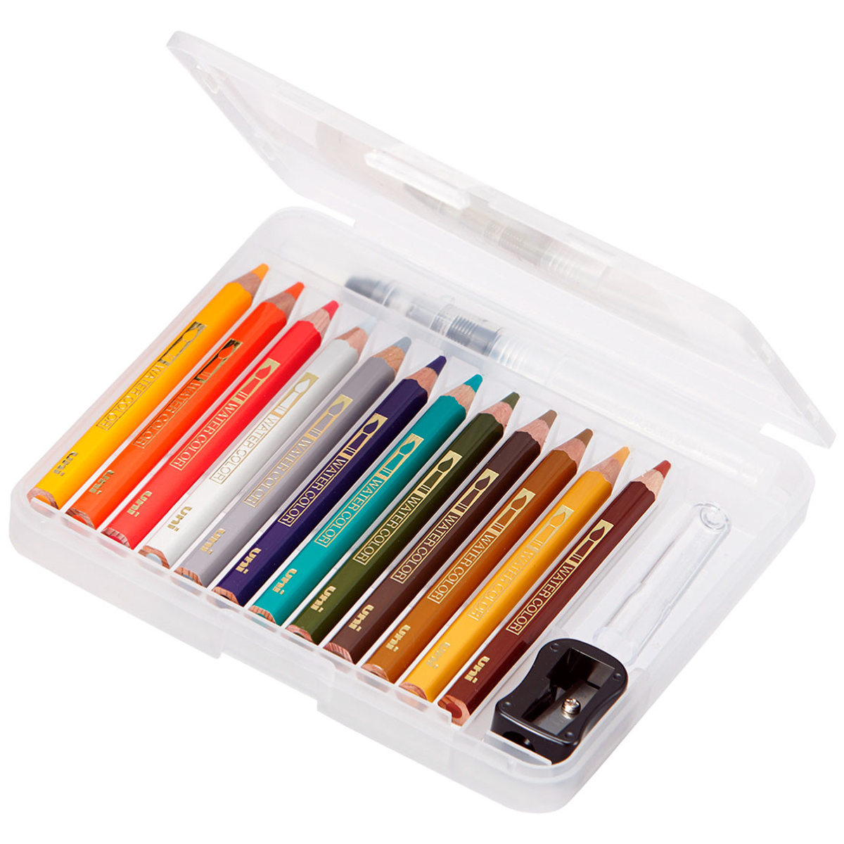 三菱鉛筆　色鉛筆ユニウォーターカラー　ぬり絵用コンパクトセット１２色　第３章　ＵＷＣＮＣＳ１２Ｃ３　