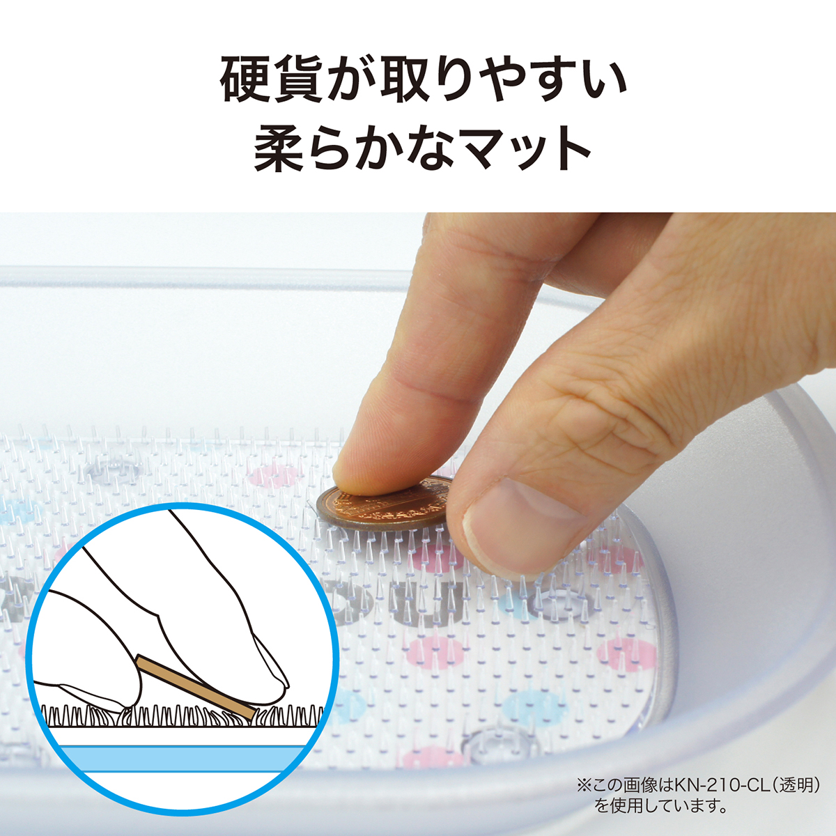 オープン工業　クリアカルトン青　ＫＮ－２１０－ＢＵ