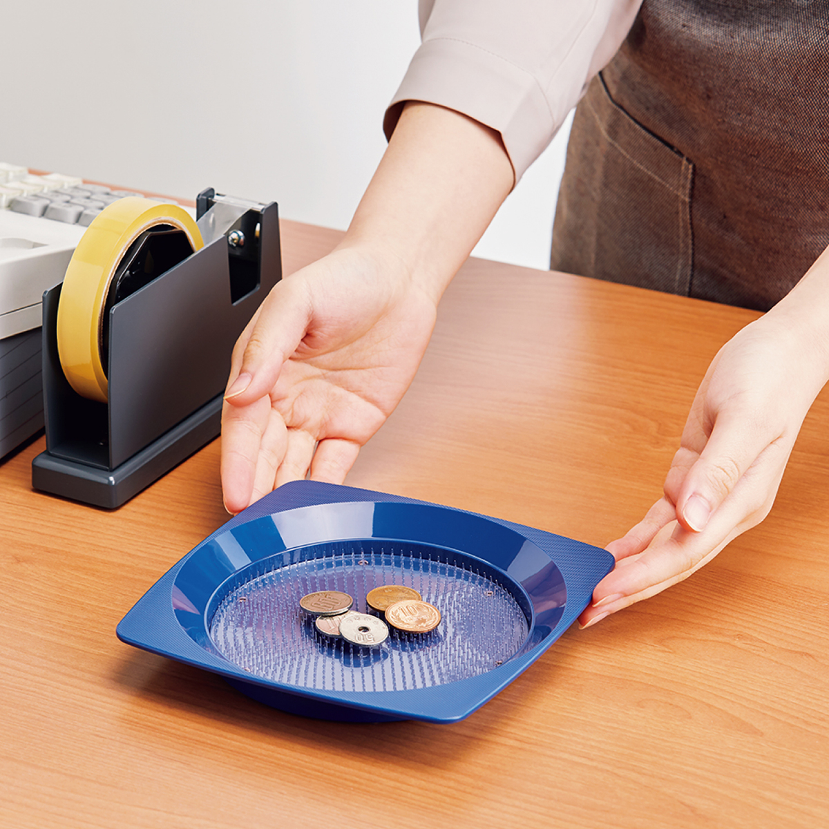 オープン工業　お会計カルトン青　ＫＮ－８０－ＢＵ