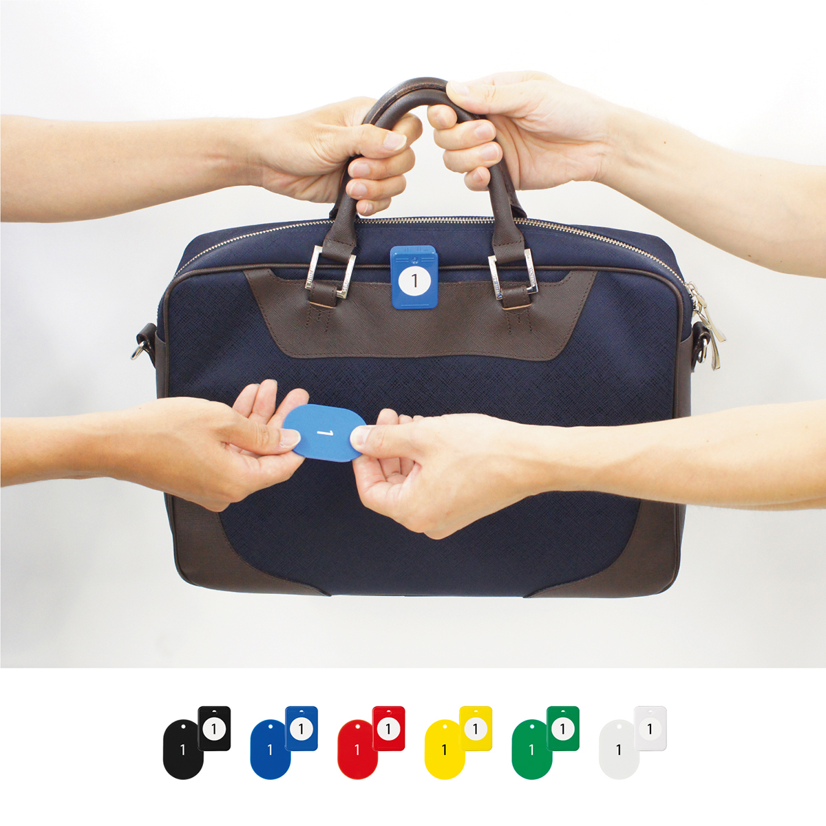 オープン工業　クロークチケット１ー２０黒　ＢＦ－１５０－ＢＫ