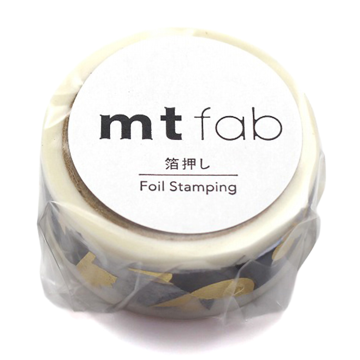 カモ井／マスキングテープ　ｍｔ　ｆａｂ　箔押し　葉　ＭＴＨＫ１Ｐ０７