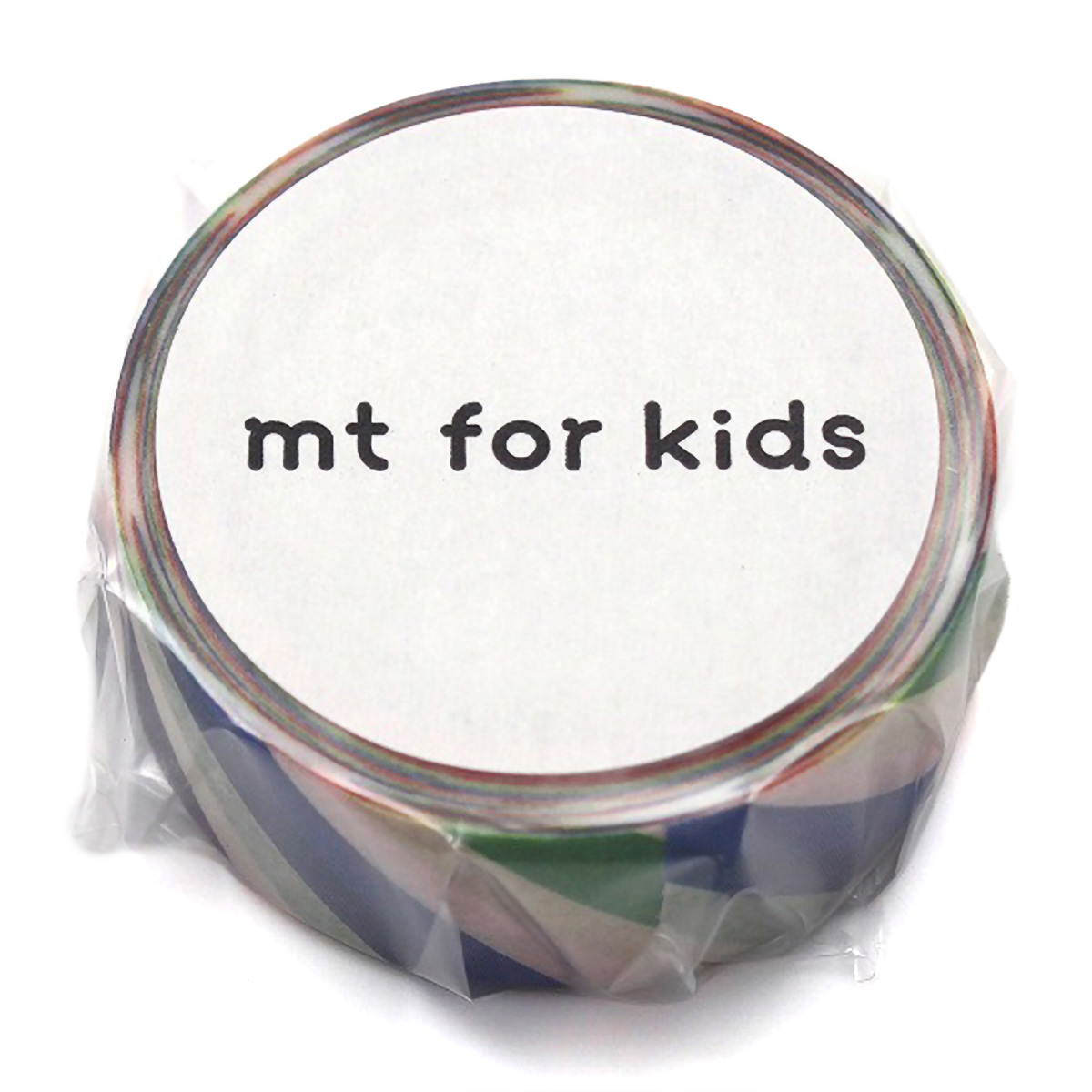 カモ井／マスキングテープ　ｍｔ　ｆｏｒ　ｋｉｄｓ　カラフル・ストライプ　ＭＴ０１ＫＩＤ００１