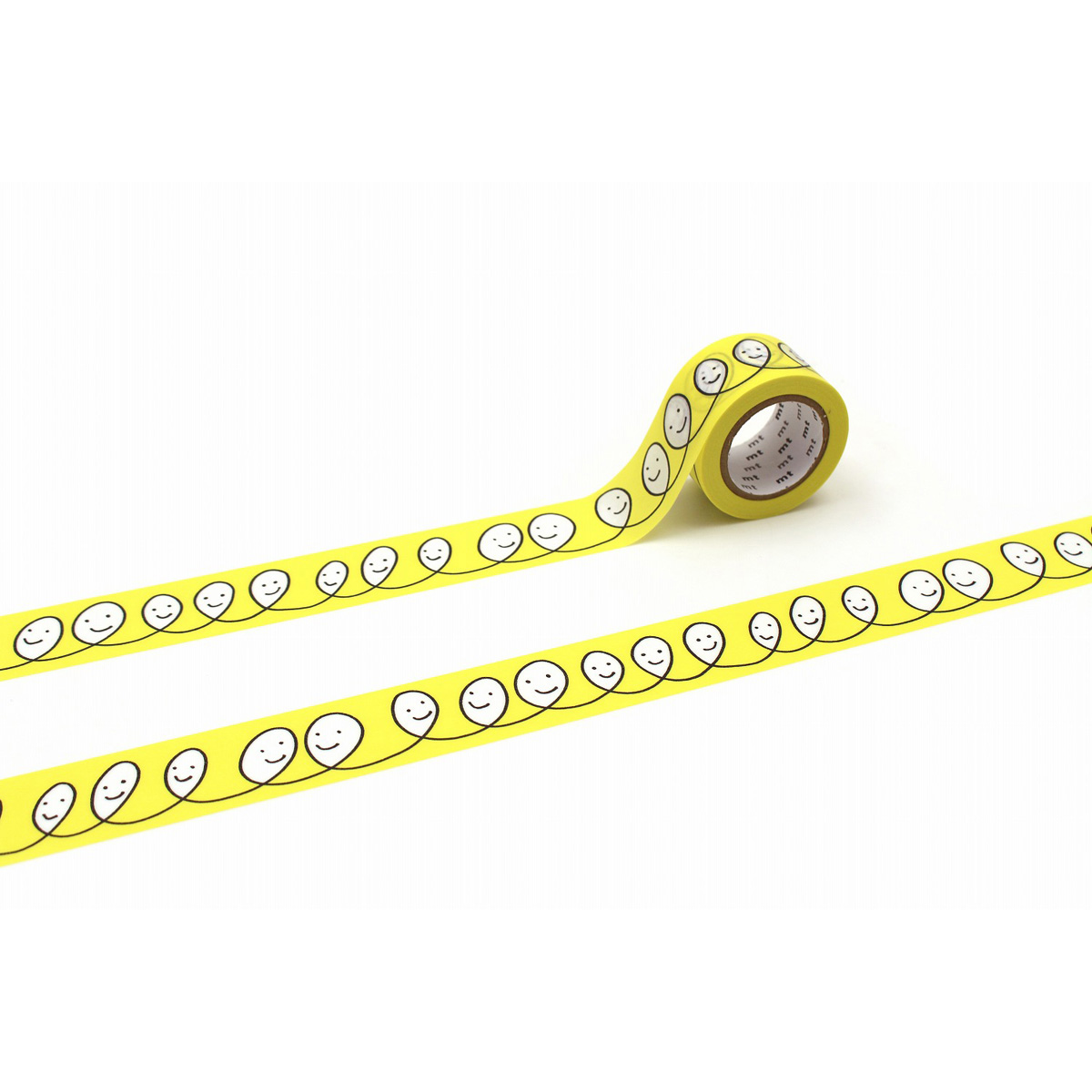 カモ井／マスキングテープ　ｍｔ　ミナペルホネン　ｓｍｉｌｅ・ｙｅｌｌｏｗ　ＭＴＭＩＮＡ０９