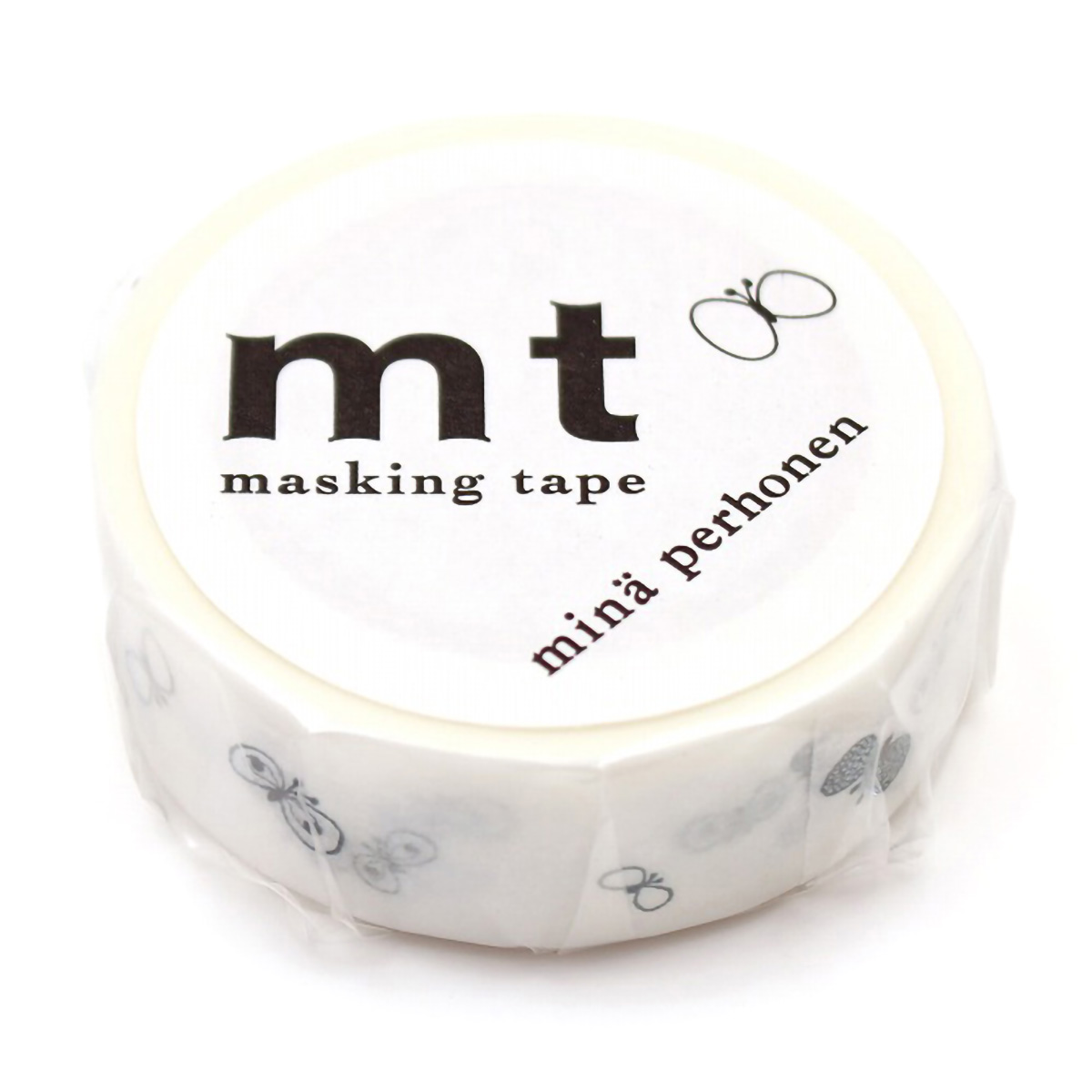 カモ井／マスキングテープ　ｍｔ　ミナペルホネン　ｃｈｏｕｃｈｏ　ｌｏｇｏ・ｎａｖｙ　ＭＴＭＩＮＡ１３