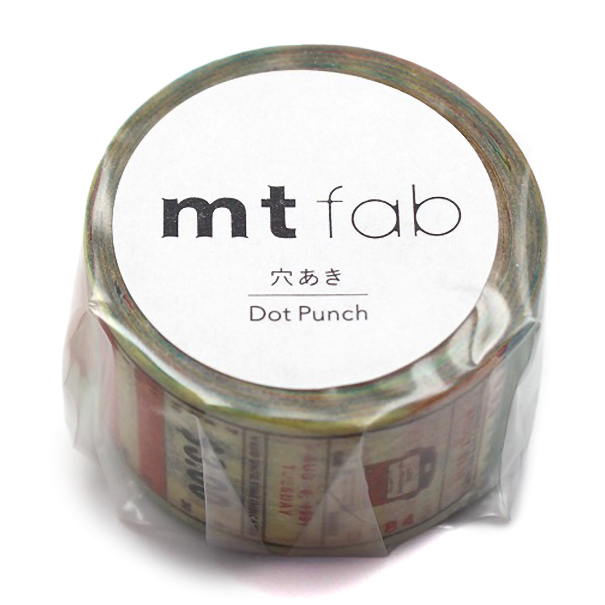 カモ井／マスキングテープ　ｍｔ　ｆａｂ　穴あき　チケット　ＭＴＤＰ１Ｐ０２