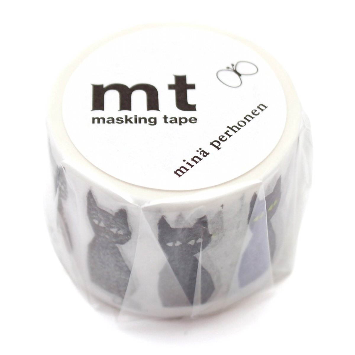 カモ井／マスキングテープ　ｍｔ　ミナペルホネン　ｋｕｒｏ－ｎｅｋｏ　ＭＴＭＩＮＡ３６