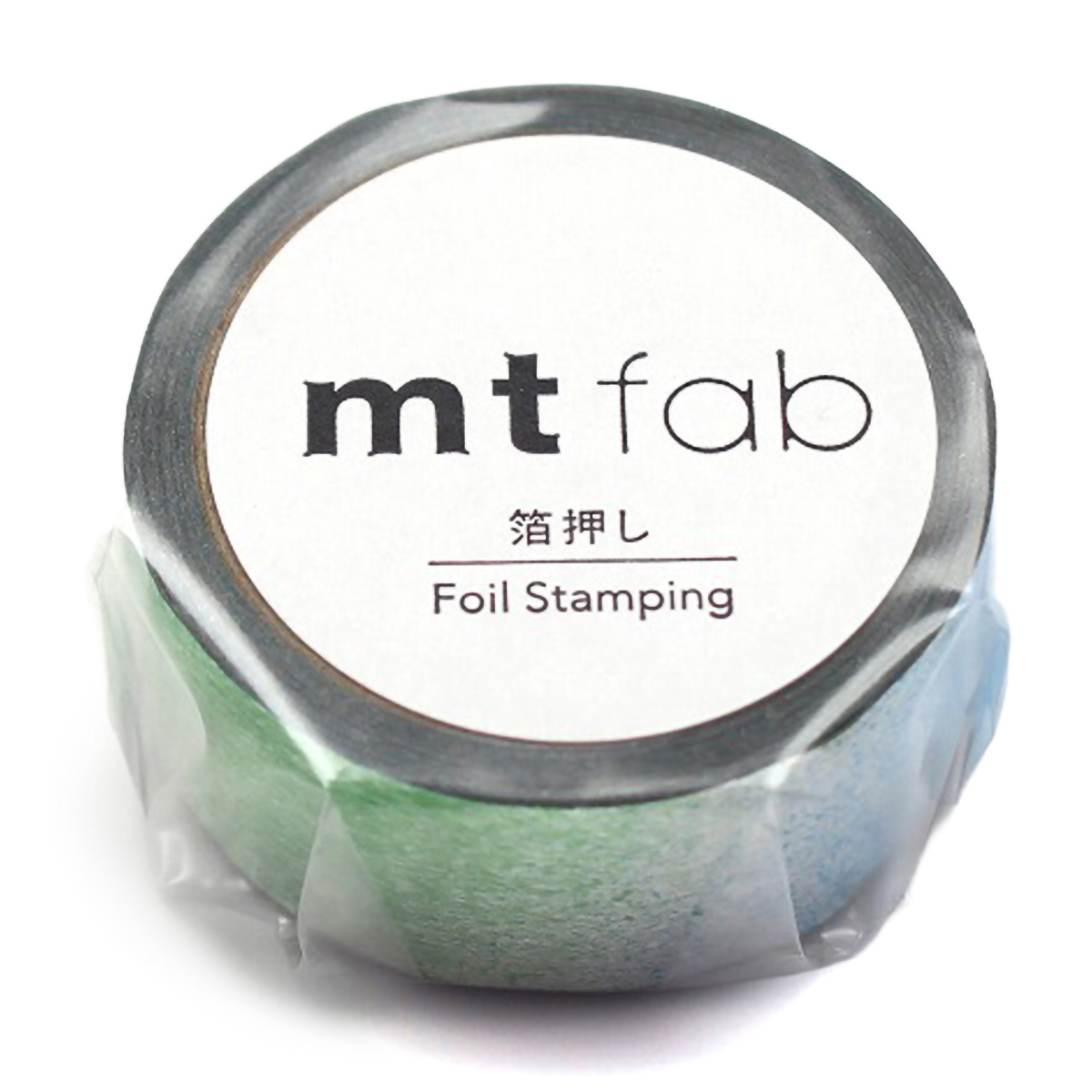 カモ井／マスキングテープ　ｍｔ　ｆａｂ　箔押し　ピース・シルバー　ＭＴＨＫ１Ｐ０９