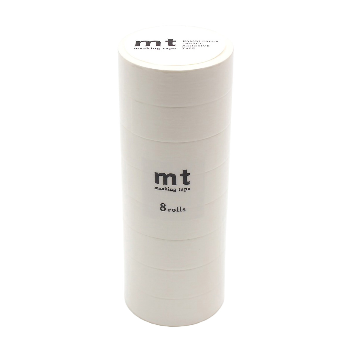 カモ井／マスキングテープ　ｍｔ　８Ｐ　マットホワイト　ＭＴ０８Ｐ２０８Ｒ