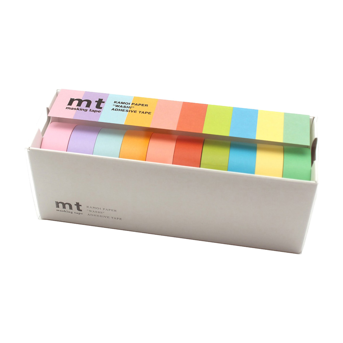 カモ井／マスキングテープ　ｍｔ　１０Ｐ　明るい色２　ＭＴ１０Ｐ００３Ｒ