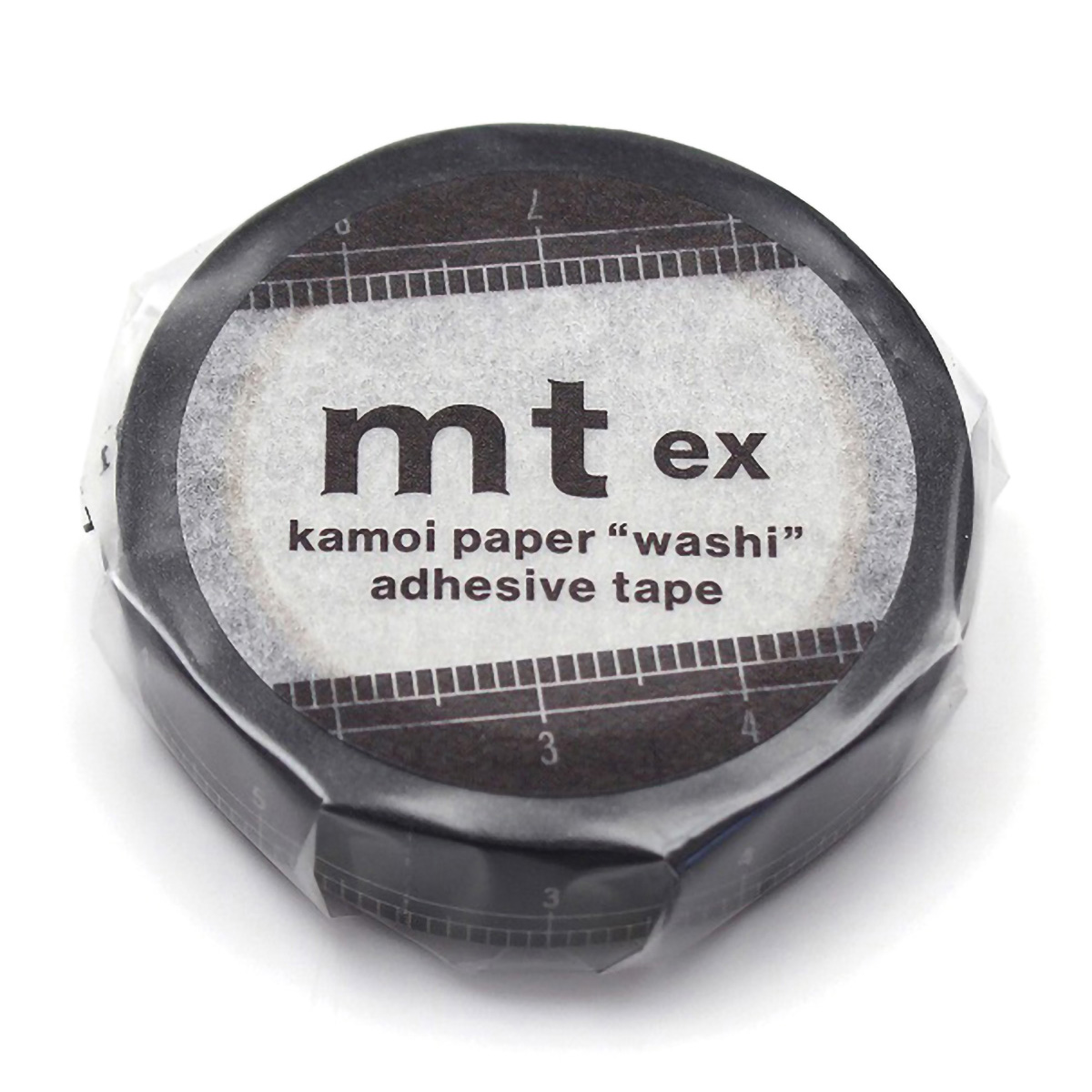 カモ井／マスキングテープ　ｍｔ　ｅｘ　黒地定規　ＭＴＥＸ１Ｐ２００