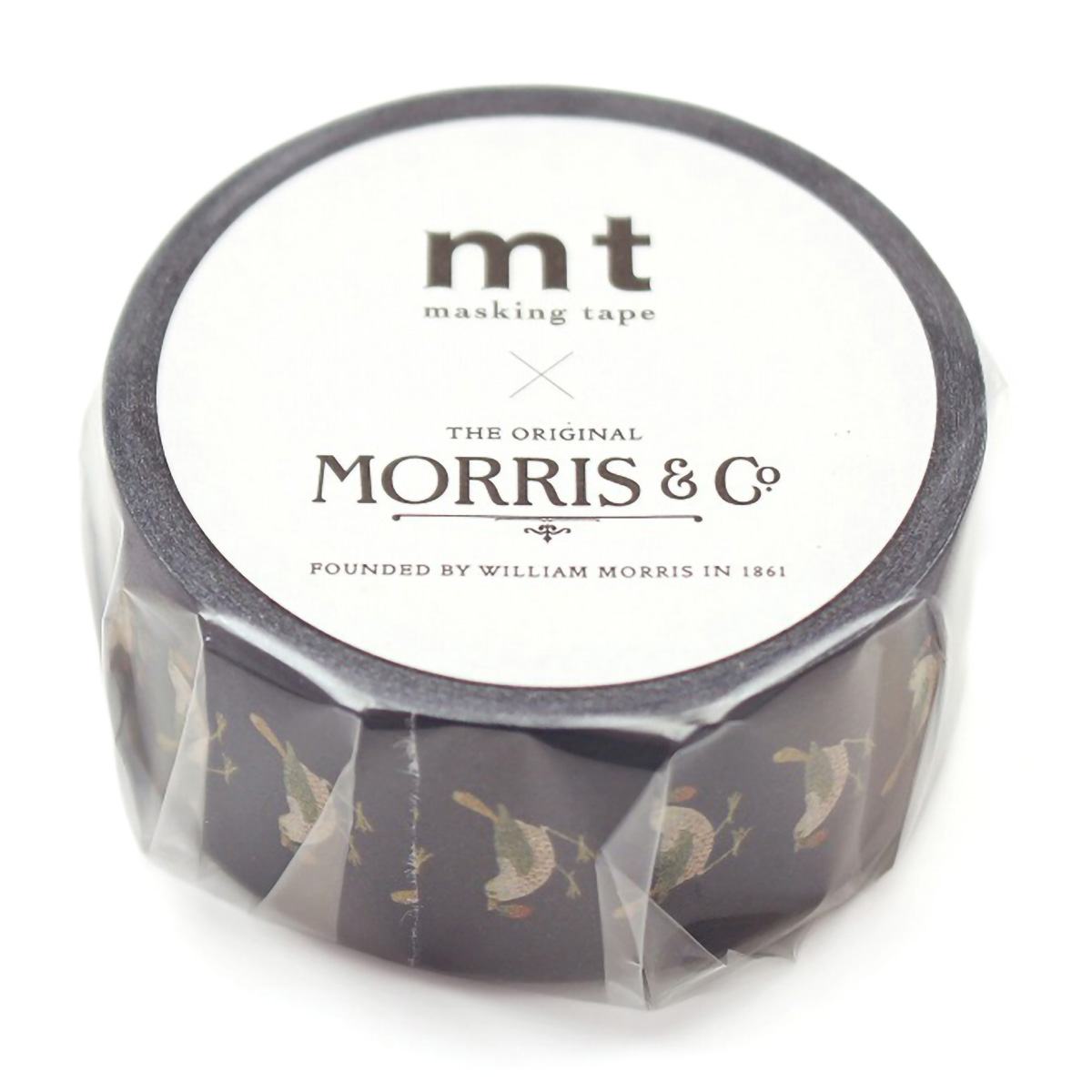 カモ井／マスキングテープ　ｍｔ　Ｍｏｒｒｉｓ　＆　Ｃｏ．　Ｓｔｒａｗｂｅｒｒｙ　Ｔｈｉｅｆ　Ｂｉｒｄ　ＭＴＷＩＬＬ２５
