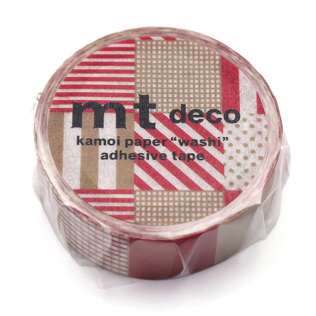 カモ井／マスキングテープ　ｍｔ　１Ｐ　ミックス・レッド　ＭＴ０１Ｄ１２１Ｒ