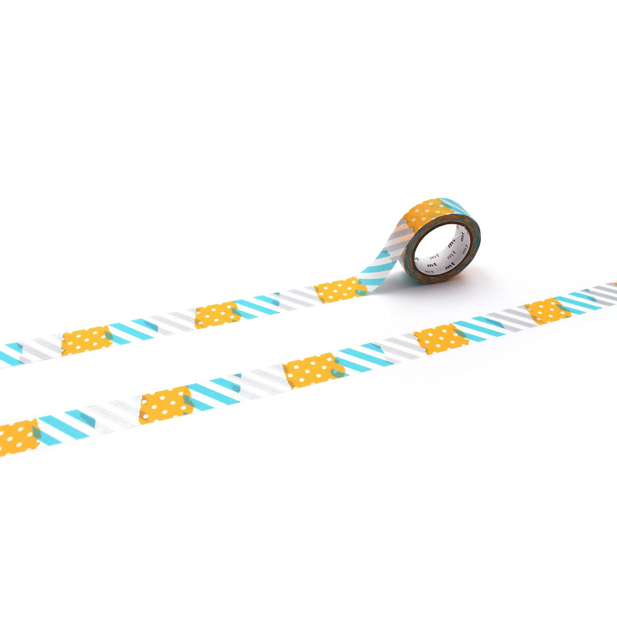 カモ井／マスキングテープ　ｍｔ　１Ｐ　つぎはぎ・Ｈ　ＭＴ０１Ｄ１７２Ｒ