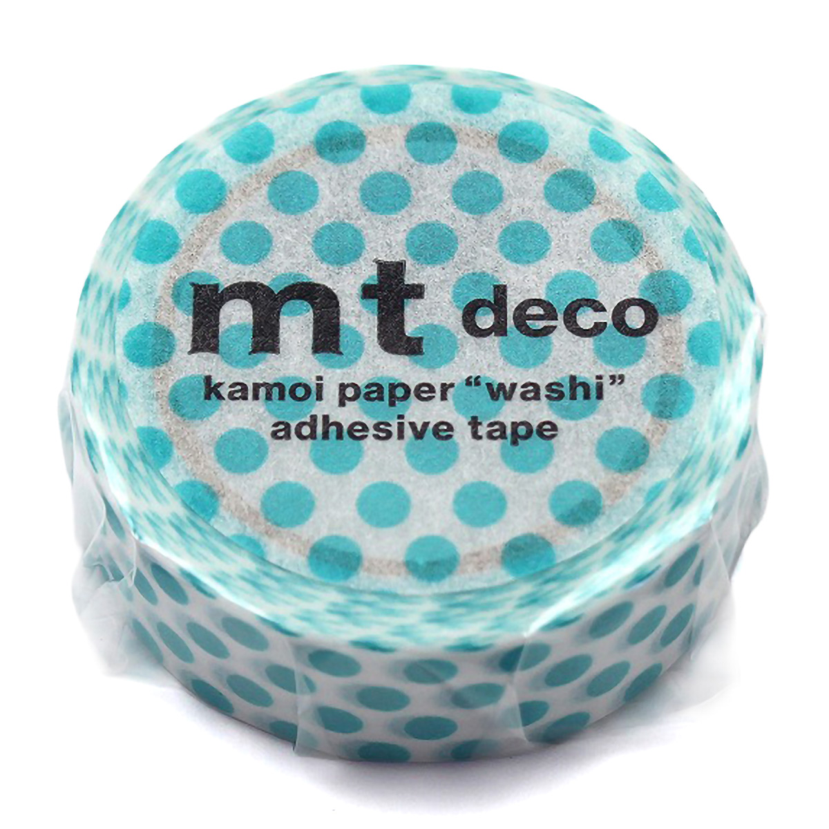 カモ井／マスキングテープ　ｍｔ　１Ｐ　ドット・ソーダ　ＭＴ０１Ｄ３６３Ｒ