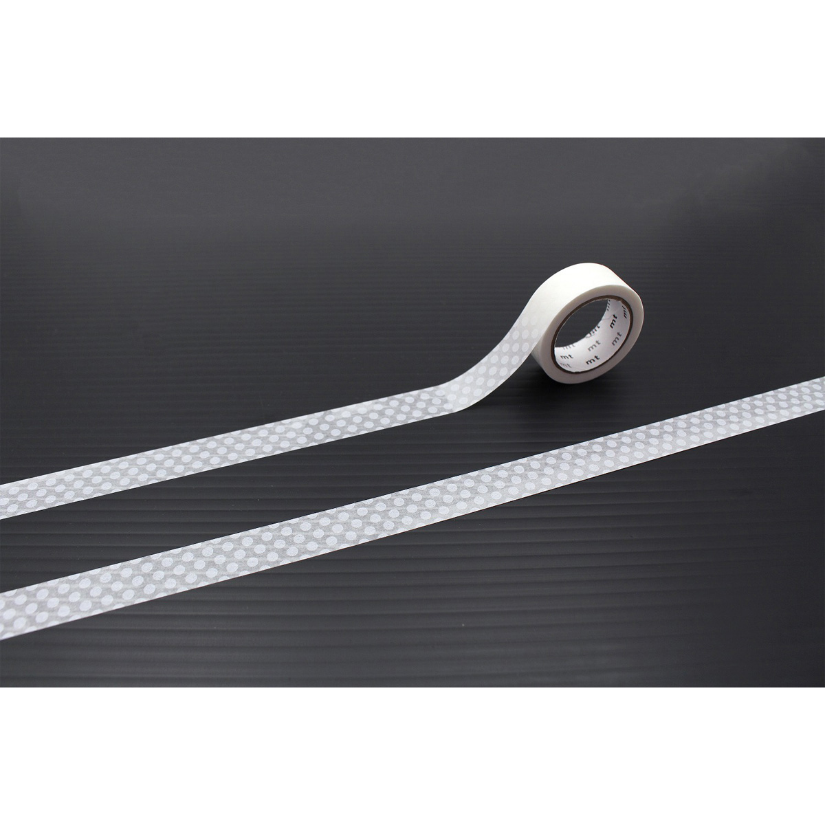 カモ井／マスキングテープ　ｍｔ　１Ｐ　ドット・ホワイト　ＭＴ０１Ｄ３６７Ｒ