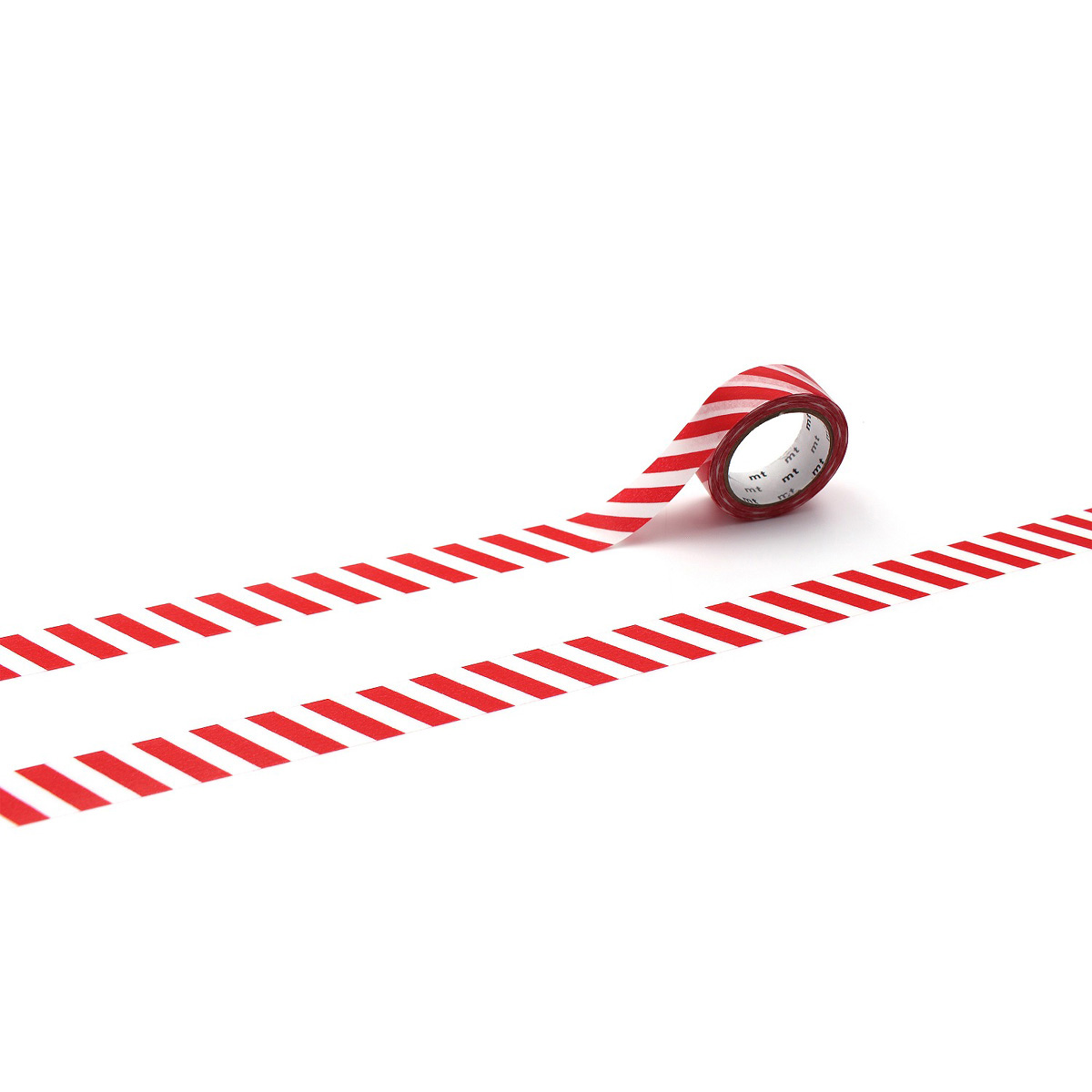 カモ井／マスキングテープ　ｍｔ　１Ｐ　ストライプ・レッド　ＭＴ０１Ｄ３７１Ｒ